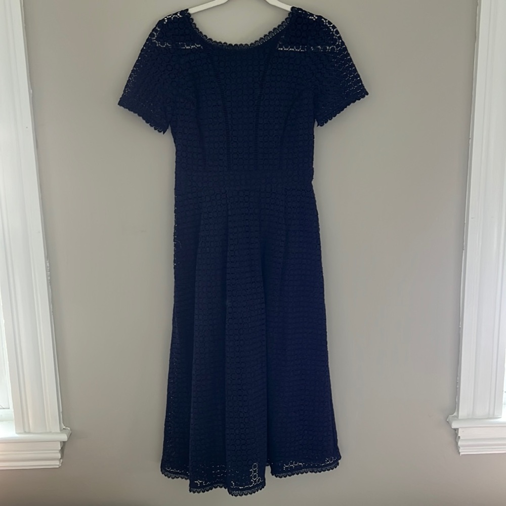 Boden Julieta Midi Dress Blue Size 4